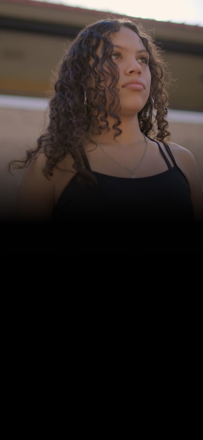 Girl looking off into the distance