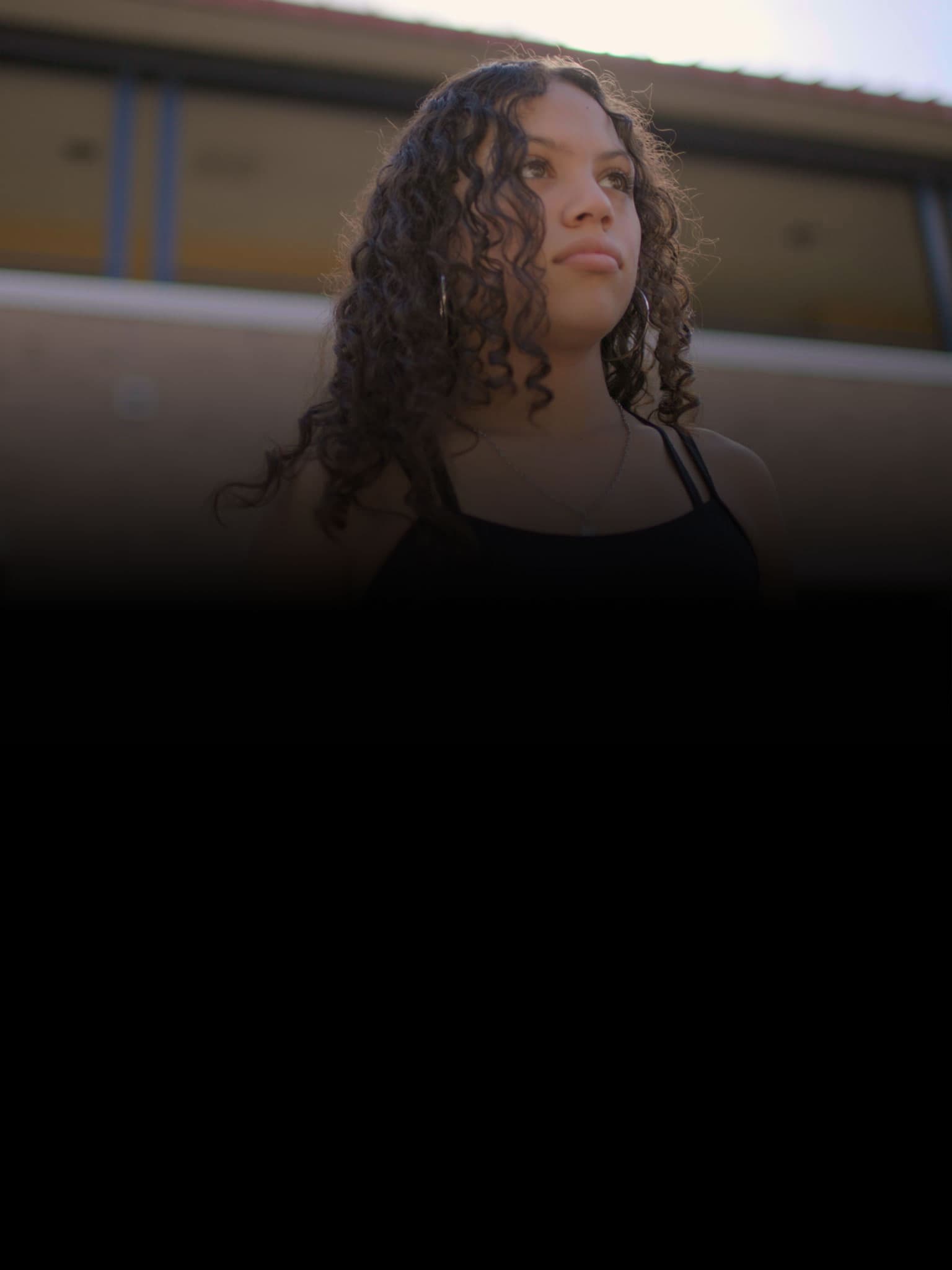 Girl looking off into the distance